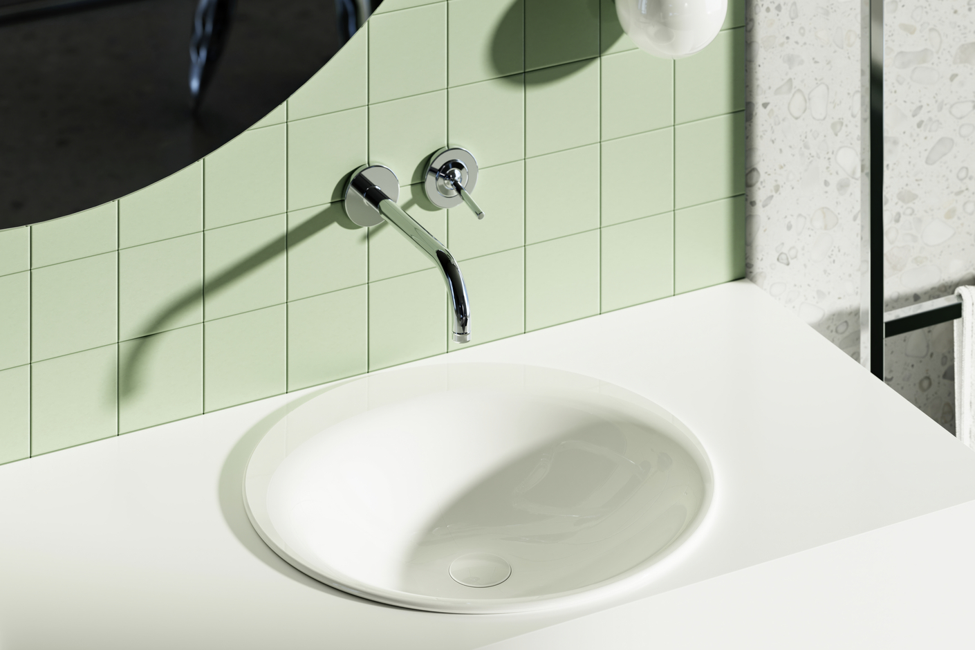 BETTELUX OVAL Built-in washbasin