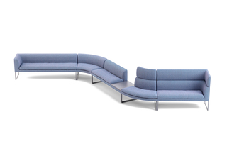 Mell bench upholstered  by  COR