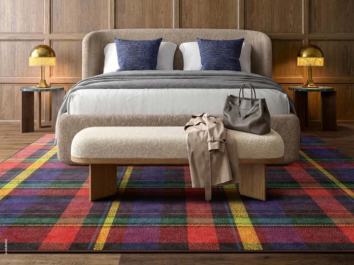 OBJECT CARPET Hospitality Classic Check 2371 Silky Seal Print 4 3