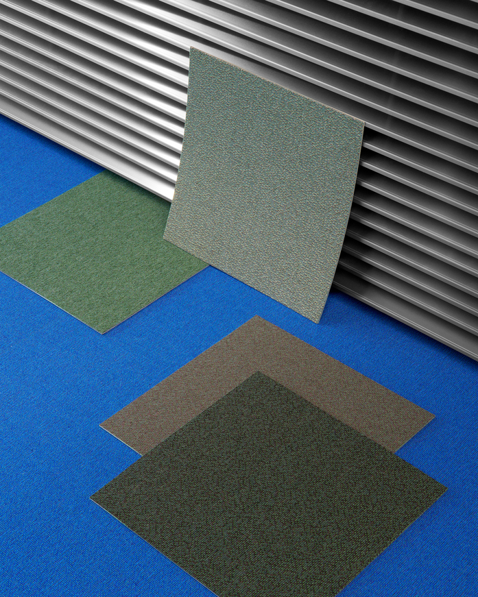 Eco Matter Mix 0960350 Forest Green 0960130 Sandstone 0960150 Chocolate 0960180 Dark Chocolate 0960540 Blue 001 JPG s RGB