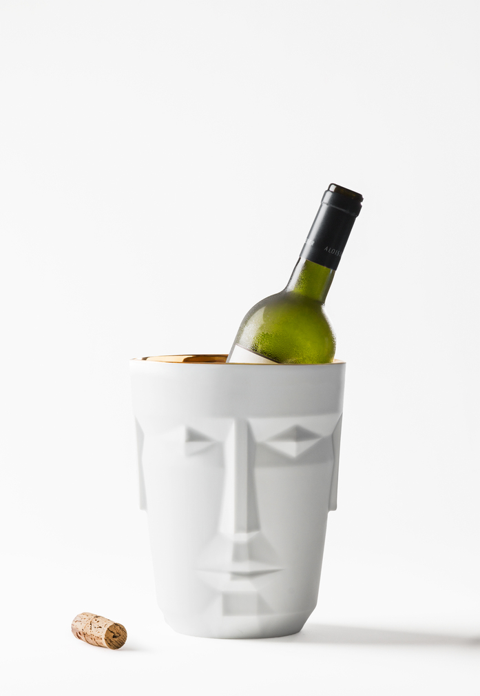Prometheus Ice bucket Satin White Still 02