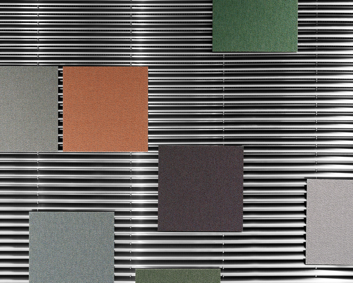 Eco Matter Mix 0960350 Forest Green 0960130 Sandstone 0959930 Terracotta 0960480 Aubergine 0959730 Light Grey 0960760 Mid Grey 0959350 Forest Green 001 JPG s RGB