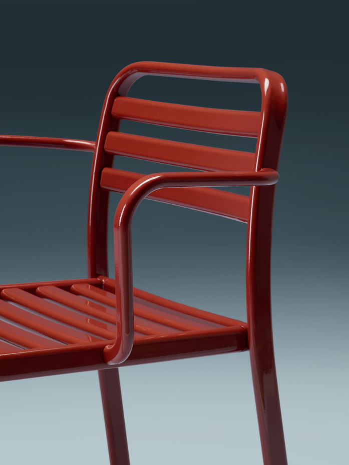 S CAB REIL TUBES chair with armrests detail 2597 ph Odeon