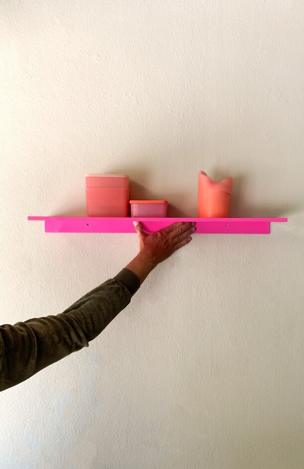 Z Shelf L - Neon Pink