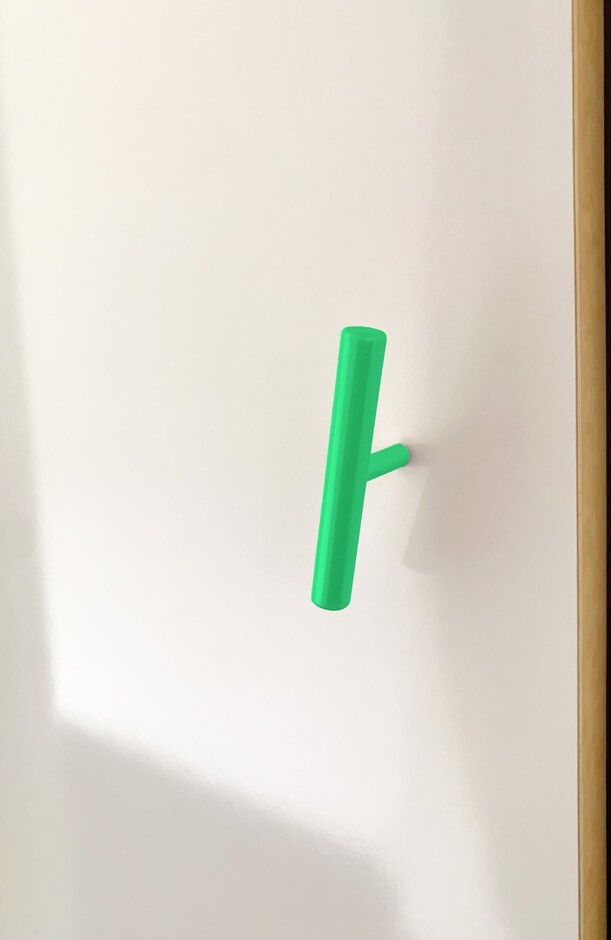 furniture handle / line handle for furniture neon green