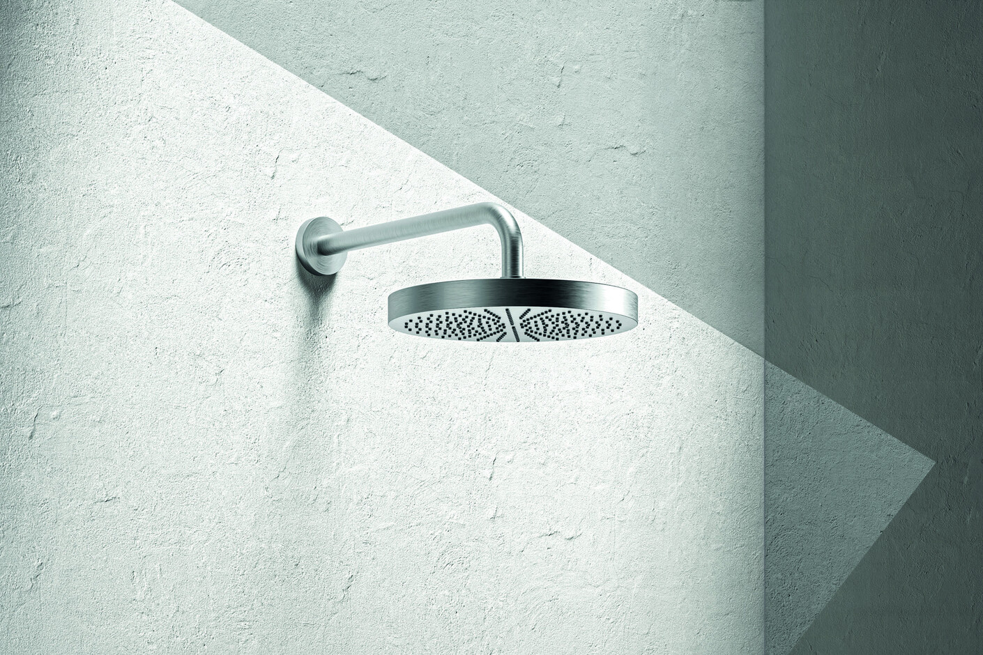 AC/EX ECLIPSE Aboutwater Boffi / Brausearm - Regenkopfbrause Ø cm 24 - Brauseset3/4” UP-Thermostatbrausemischer - Edelstahl Gebürstet