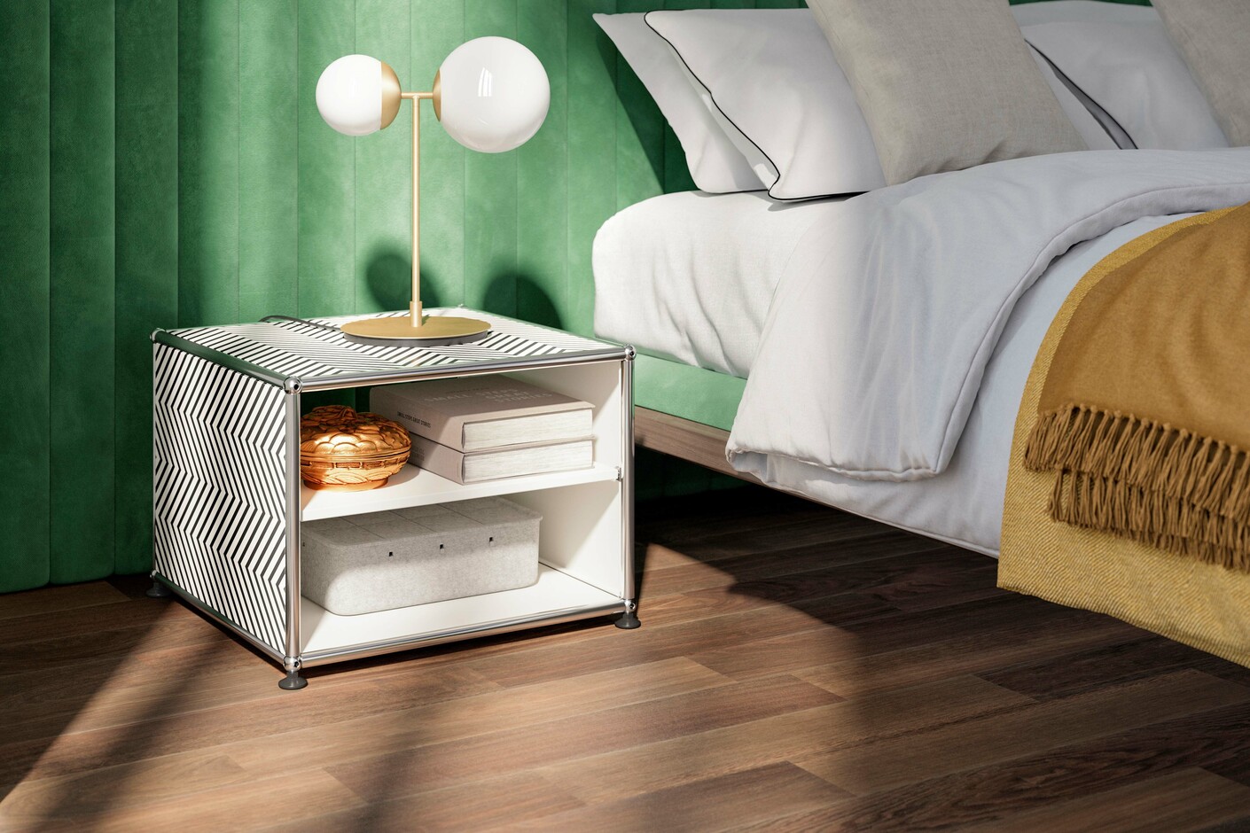 USM Haller Sidetable | ZIGZAG by Claudia Comte