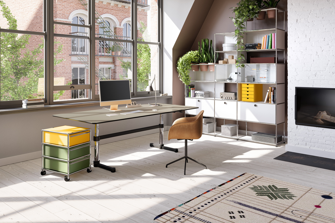 USM Haller Home Office Situation