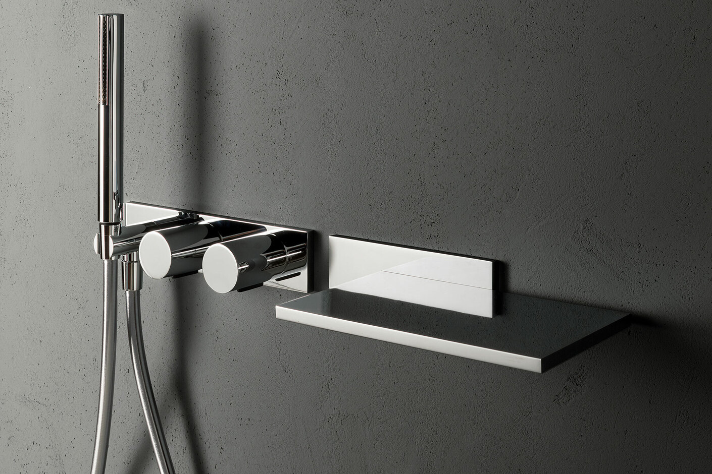 Milano Built-in shower mixer - Built-in bathtub spout