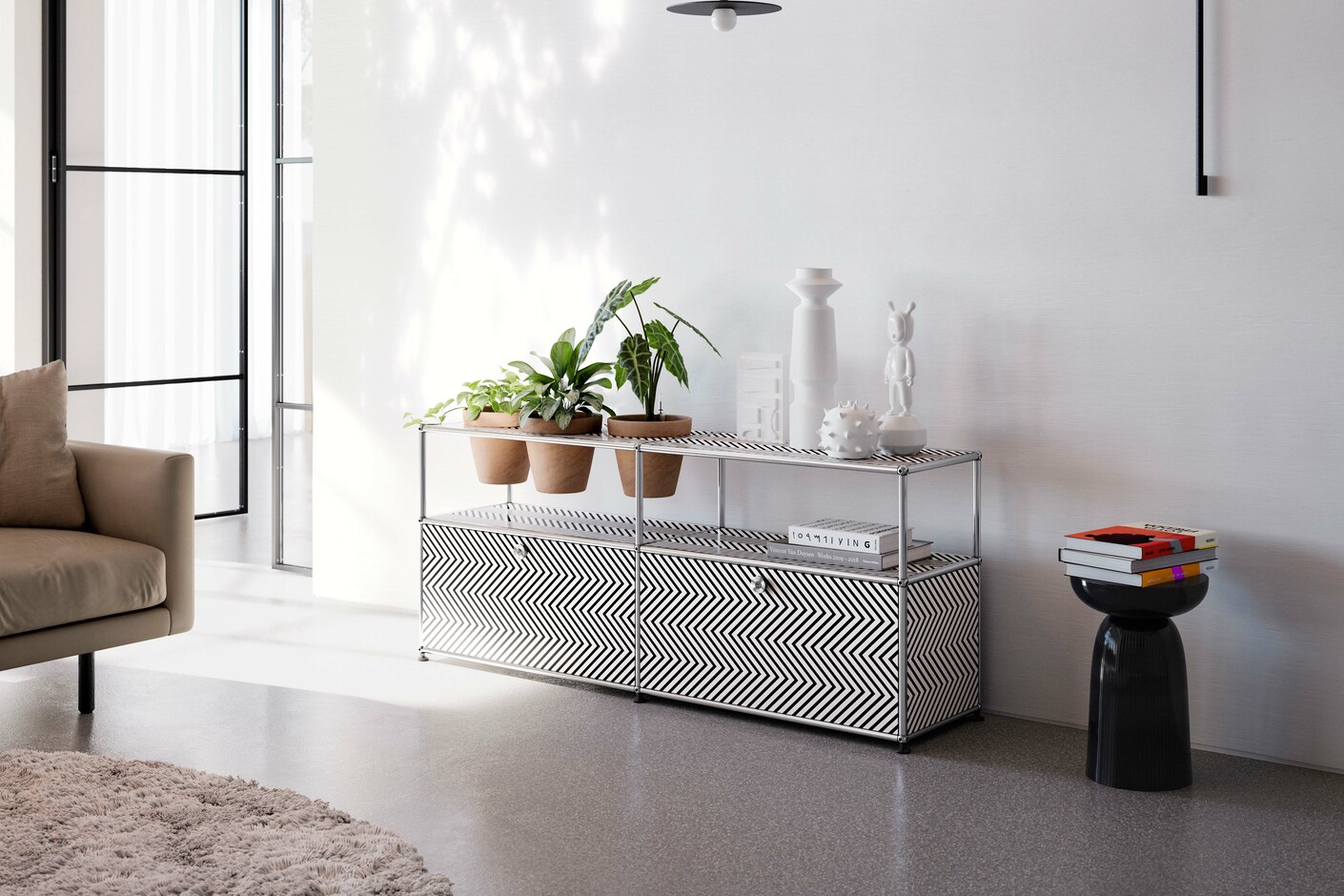 USM Haller Sideboard  | ZIGZAG by Claudia Comte