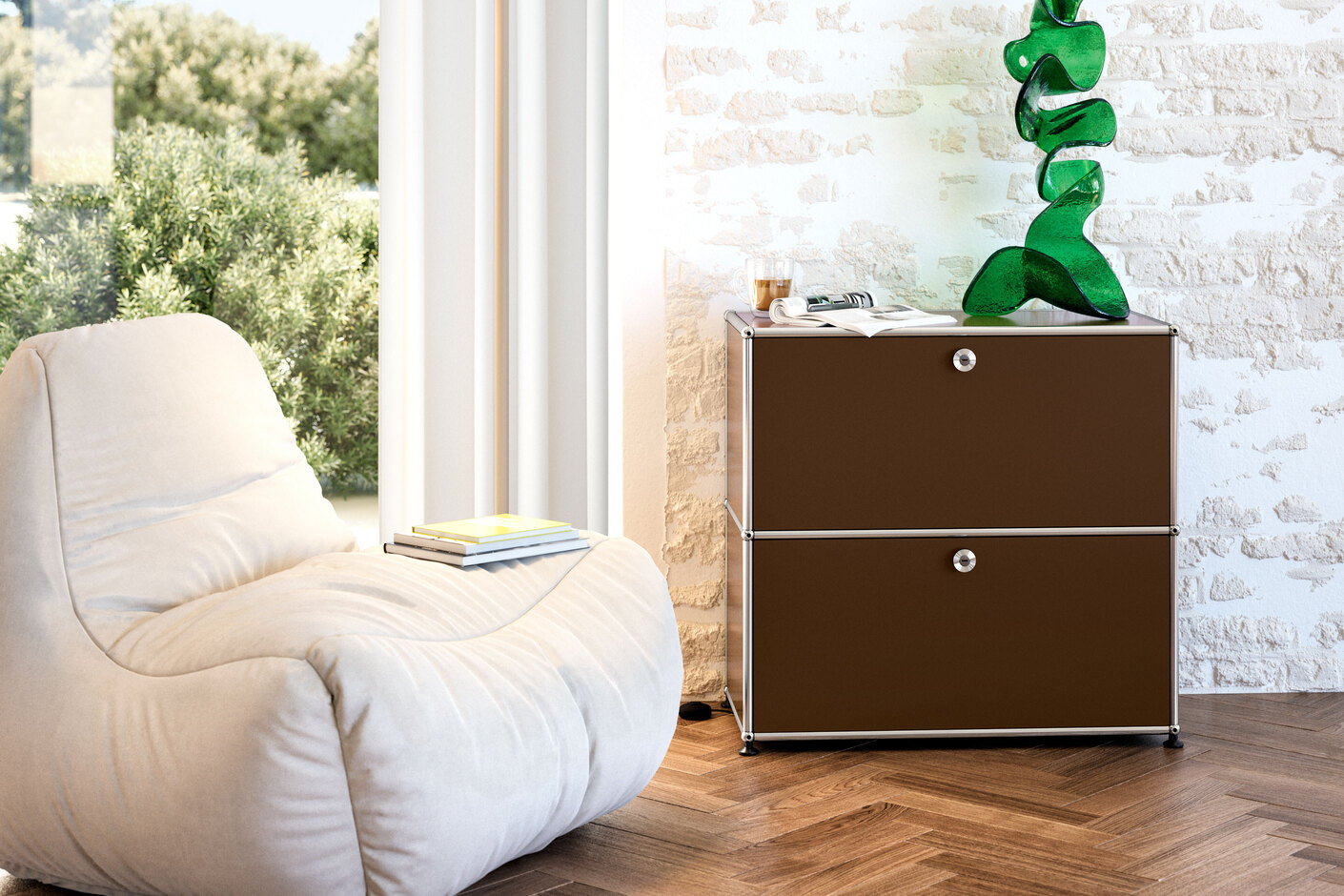 USM Haller Credenza | USM Brown