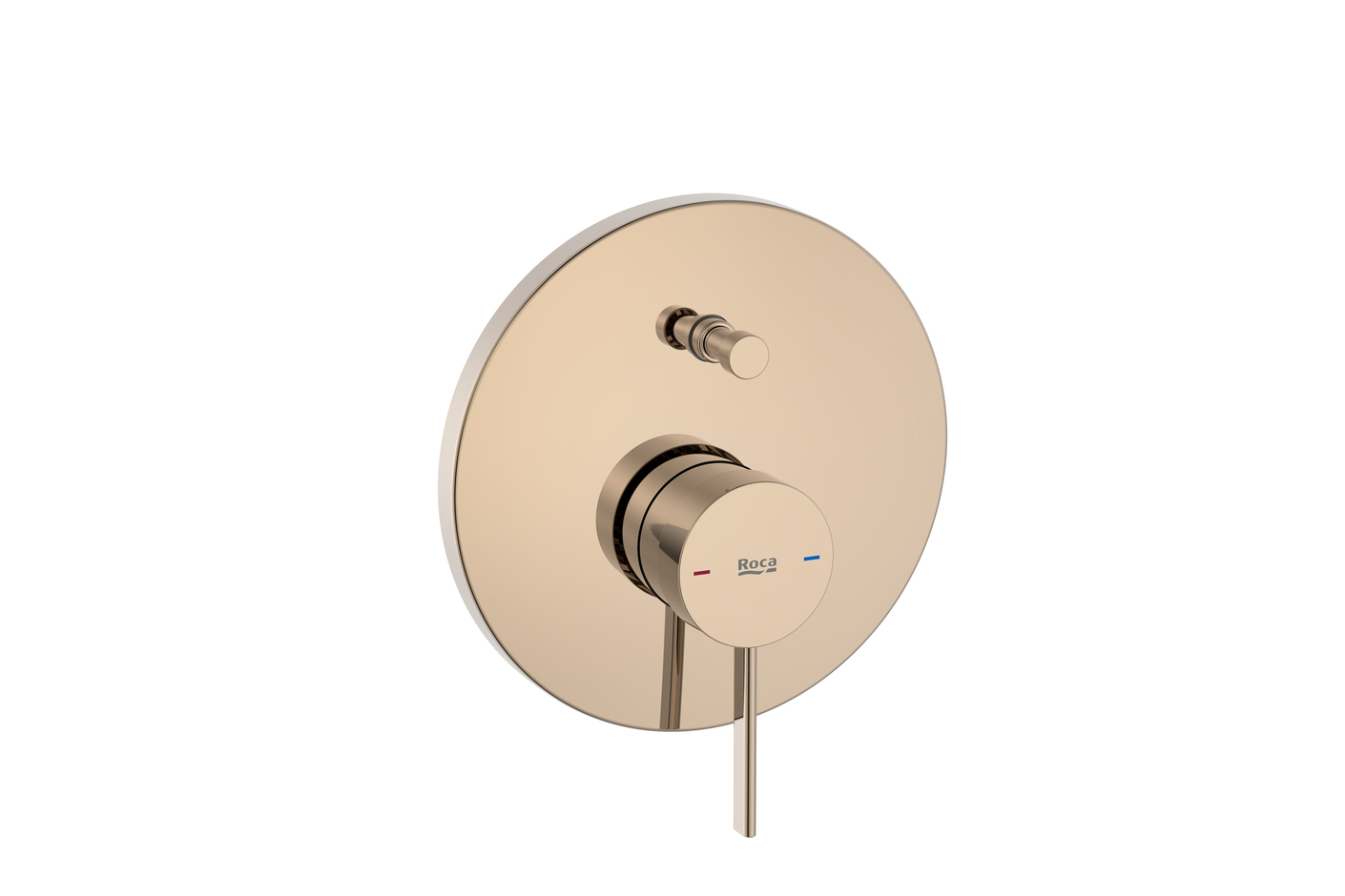 Ona Built-in bath-shower mixer with automatic diverter (2 ways). To be completed with RocaBox A525869403