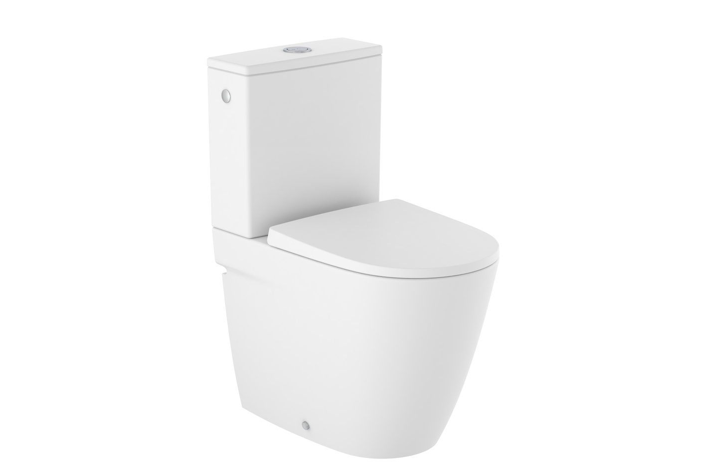 Ona Stand-WC-Kombination, Tiefspüler, spülrandlos
