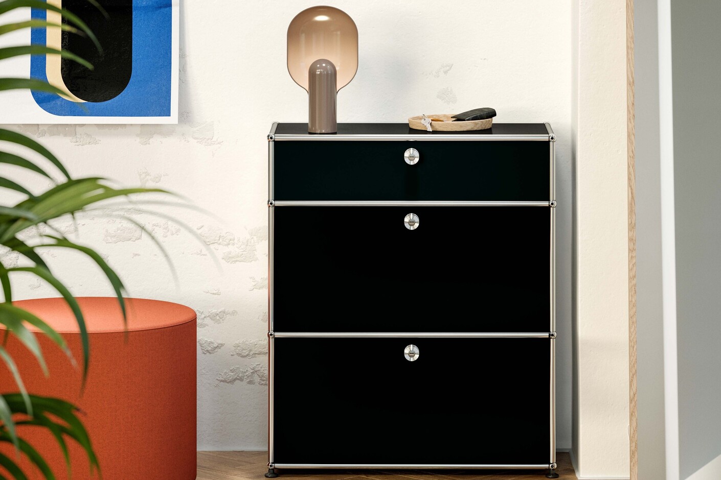 USM Haller Aufbewahrung| Graphitschwarz