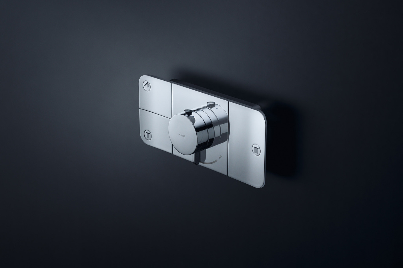 AXOR One Thermostatic module for concealed installation for 3 functions Matt Black