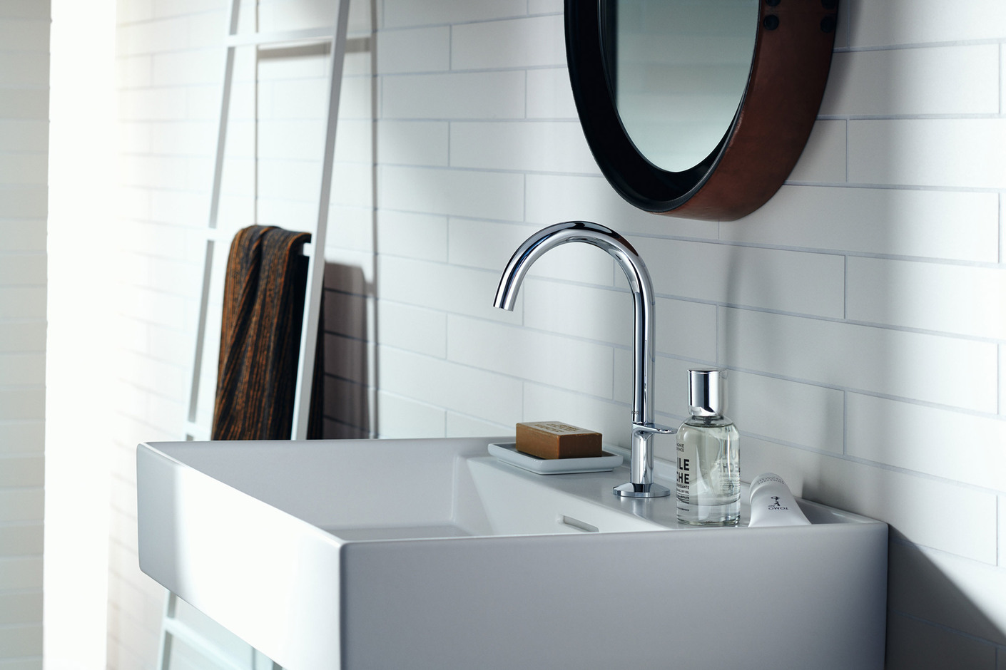 AXOR One Basin mixer Select 170 with push-open waste set Chrome