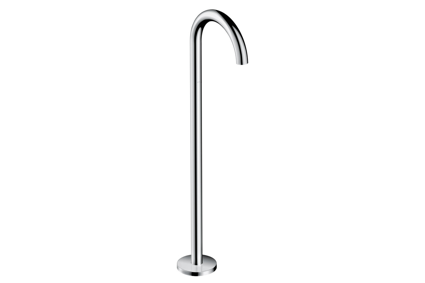 AXOR Uno Bath spout curved floor-standing Chrome