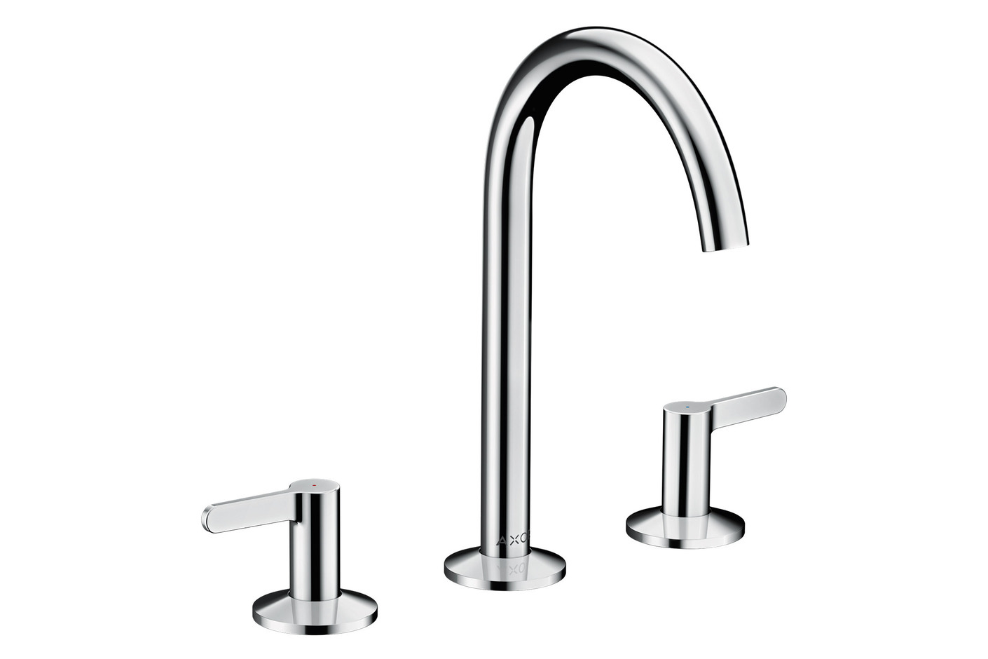 AXOR One 3-Loch Waschtischarmatur 170 mit Push-Open Ablaufgarnitur Chrom