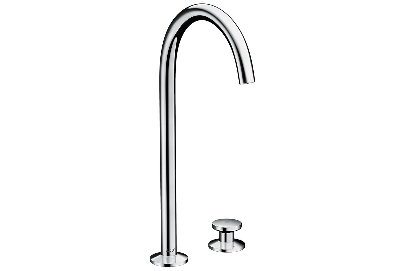 AXOR One 2-Loch Waschtischmischer Select 260 mit Push-Open Ablaufgarnitur Chrom