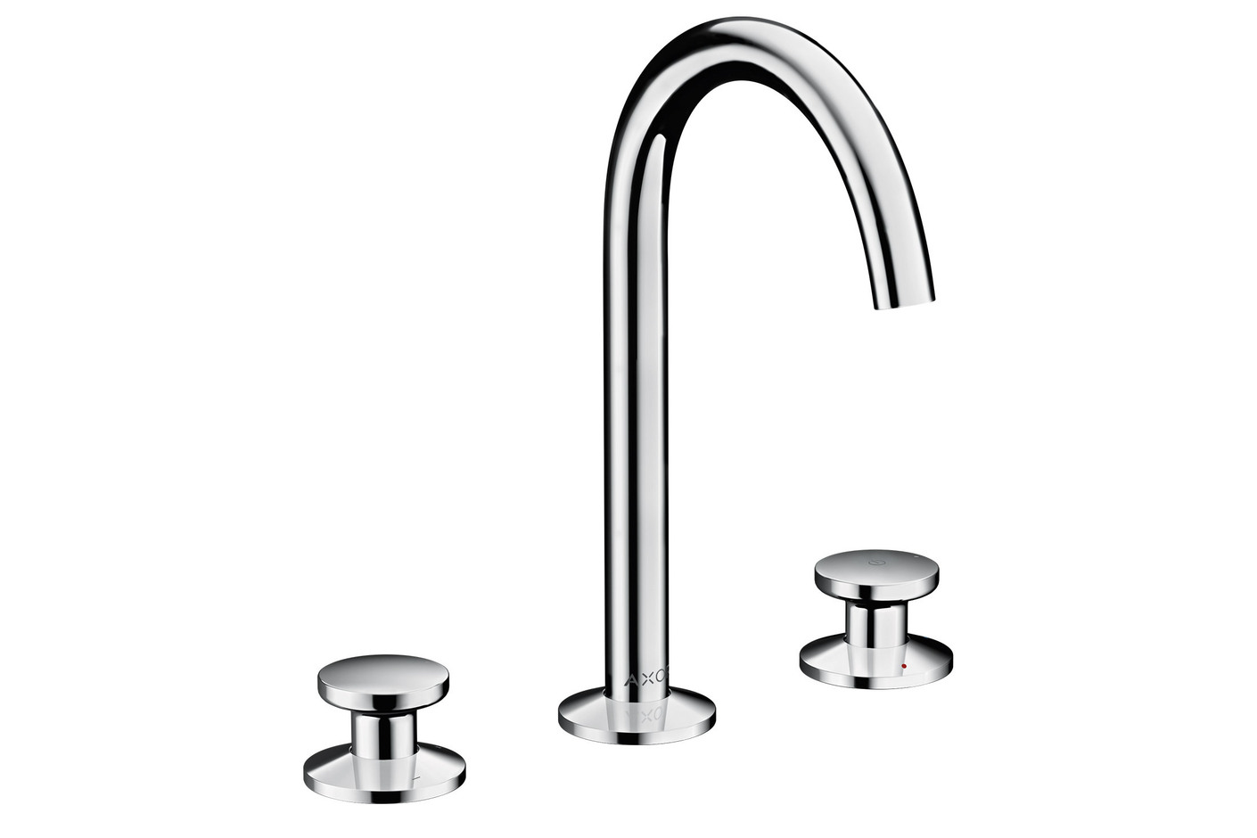 AXOR One 3-Loch Waschtischarmatur Select 170 mit Push-Open Ablaufgarnitur Chrom