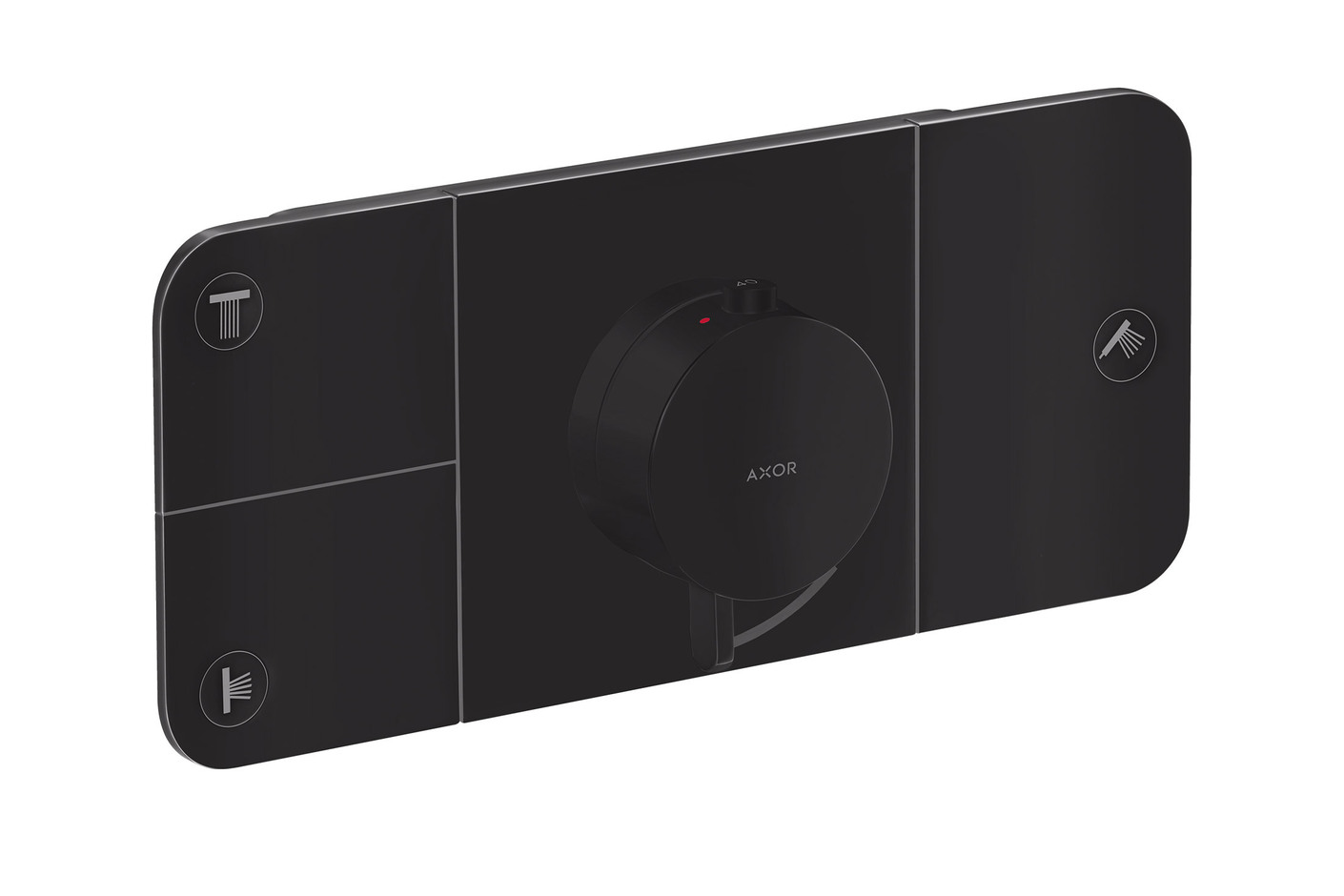AXOR One Thermostatmodul Unterputz für 3 Verbraucher Mattschwarz