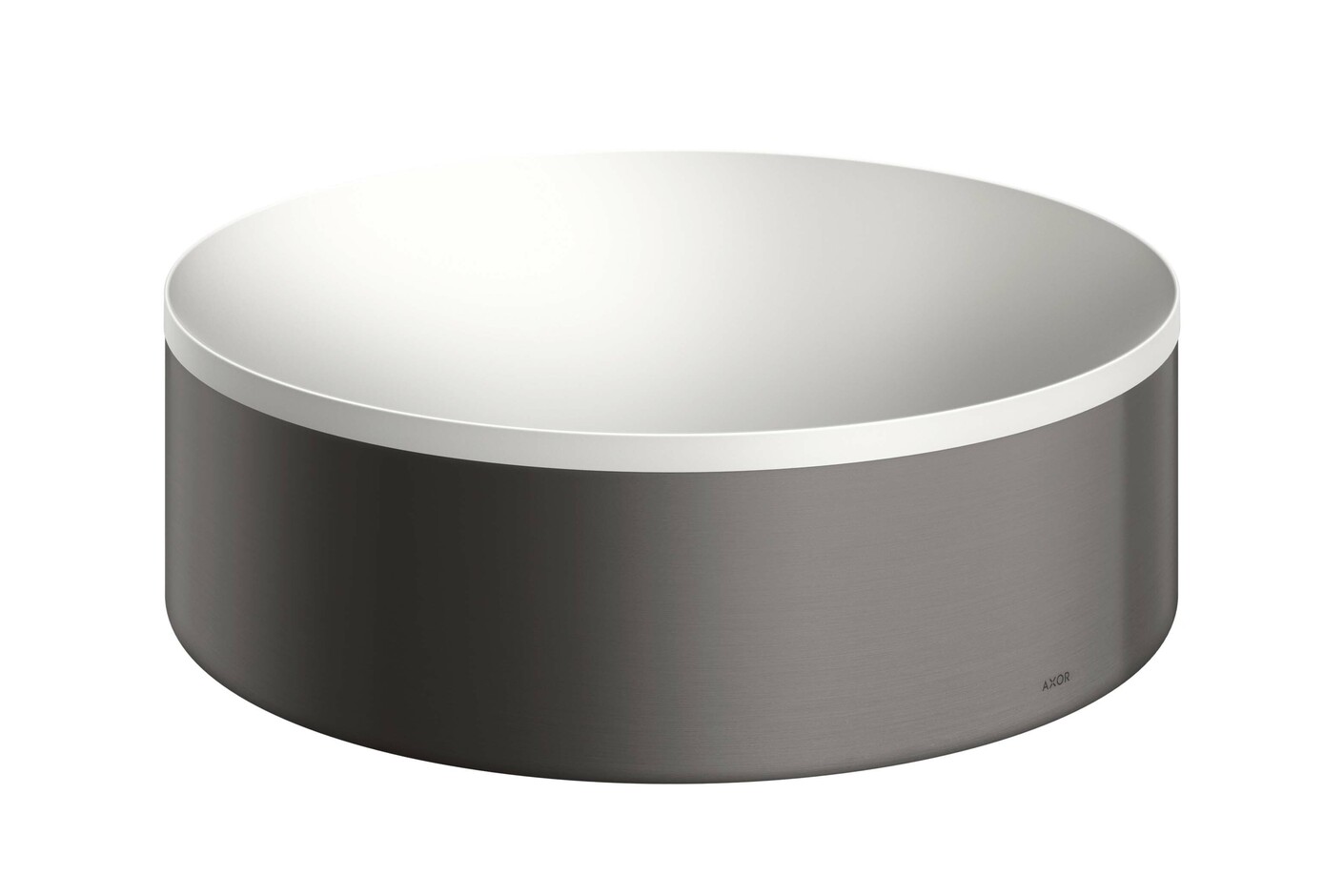 AXOR Suite Wash bowl 300 without tap hole and overflow Brushed Black Chrome