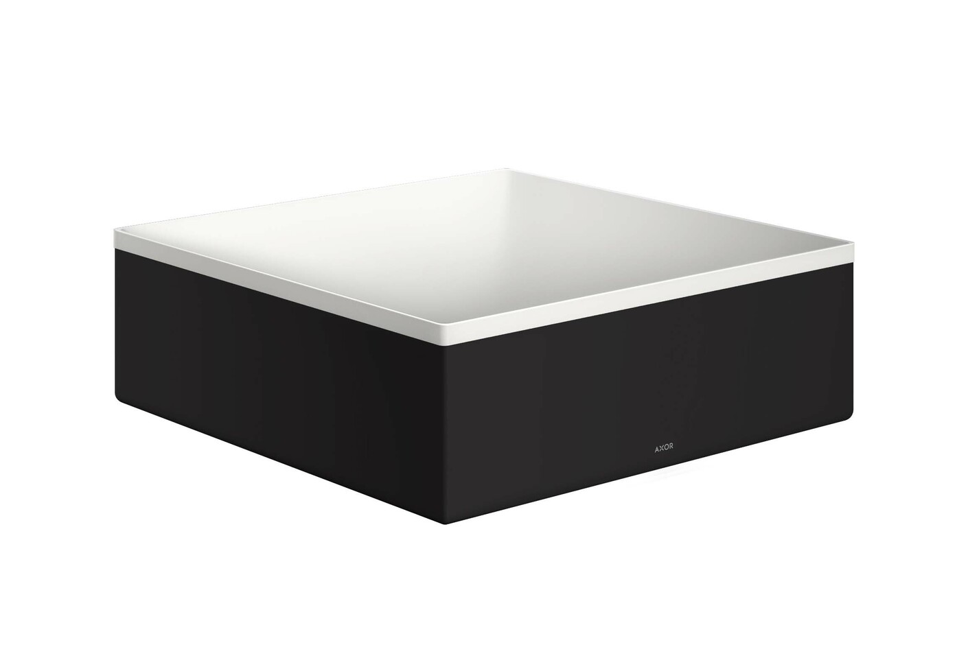 AXOR Suite Wash bowl 285/285 without tap hole and overflow Matt Black