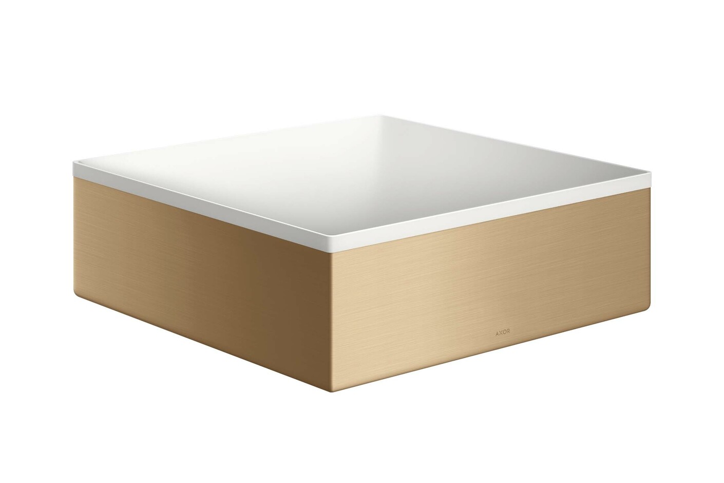 AXOR Suite Wash bowl 285/285 without tap hole and overflow Brushed Bronze
