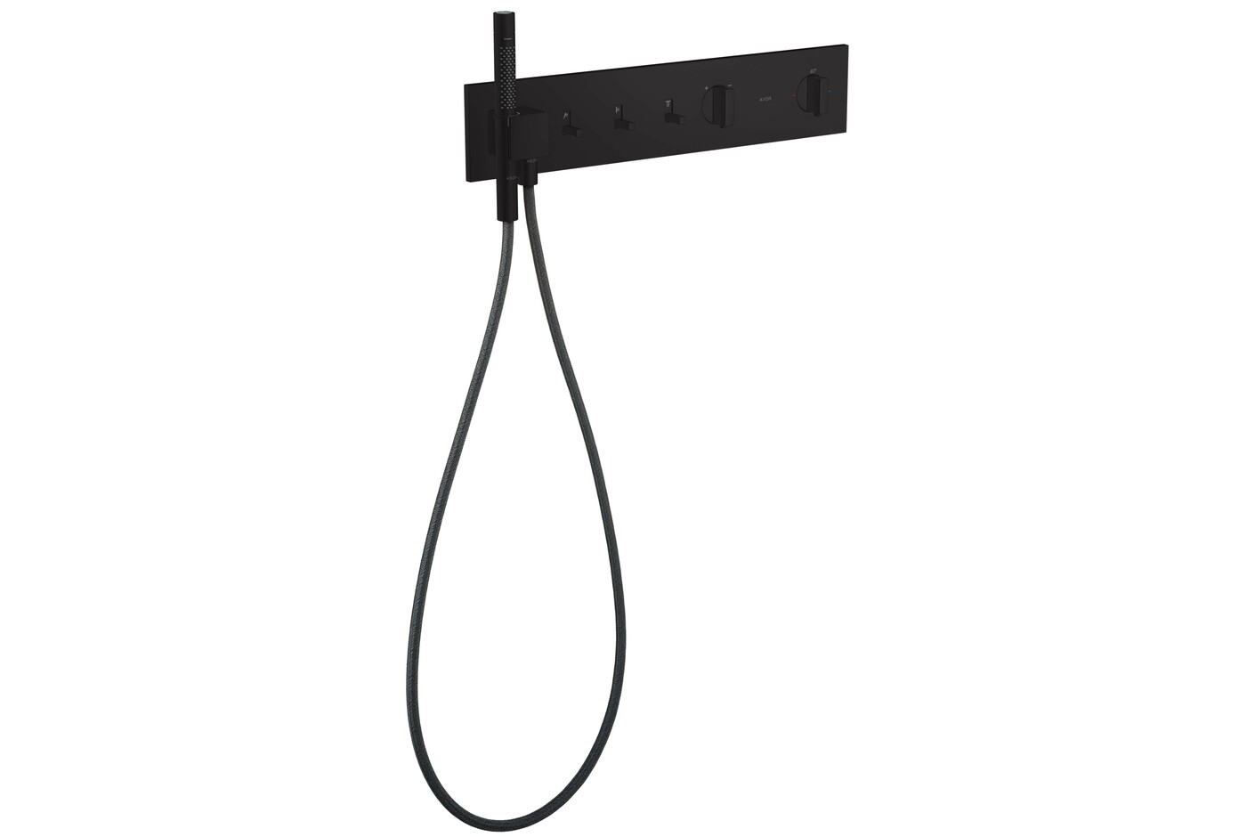 AXOR ShowerComposition Thermostatmodul 540/110 Unterputz für 3 Verbraucher Mattschwarz