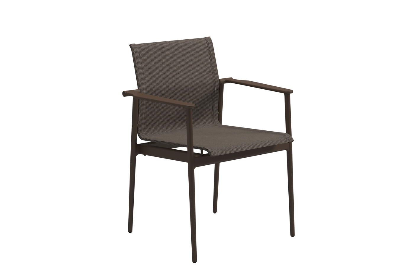 180 Stacking Chair with Aluminium Arms