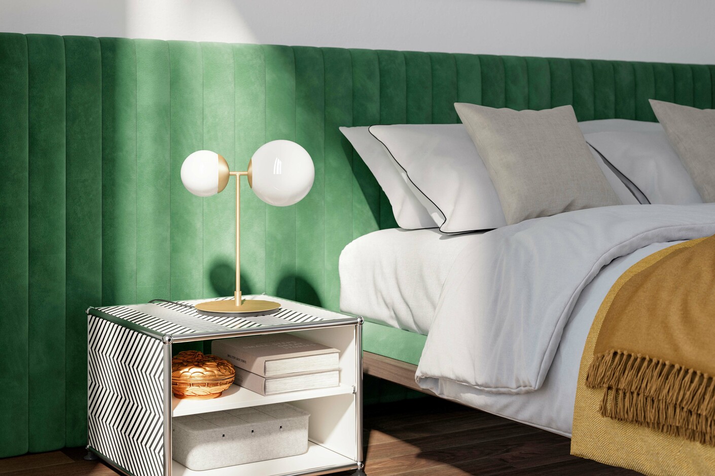 USM Haller Sidetable | ZIGZAG by Claudia Comte