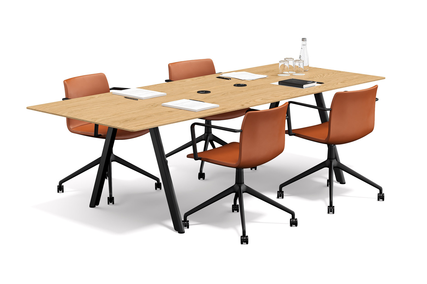 Slide meeting table