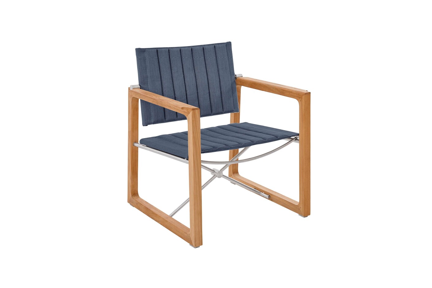 BENTON Lounge Sessel Rauchblau fest