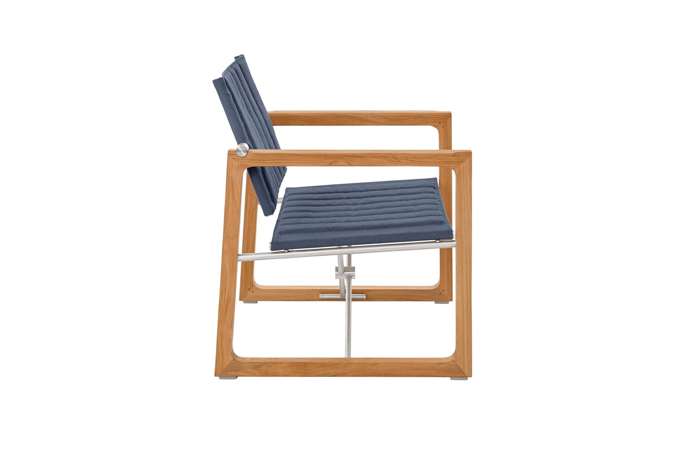 BENTON Lounge Sessel Rauchblau fest