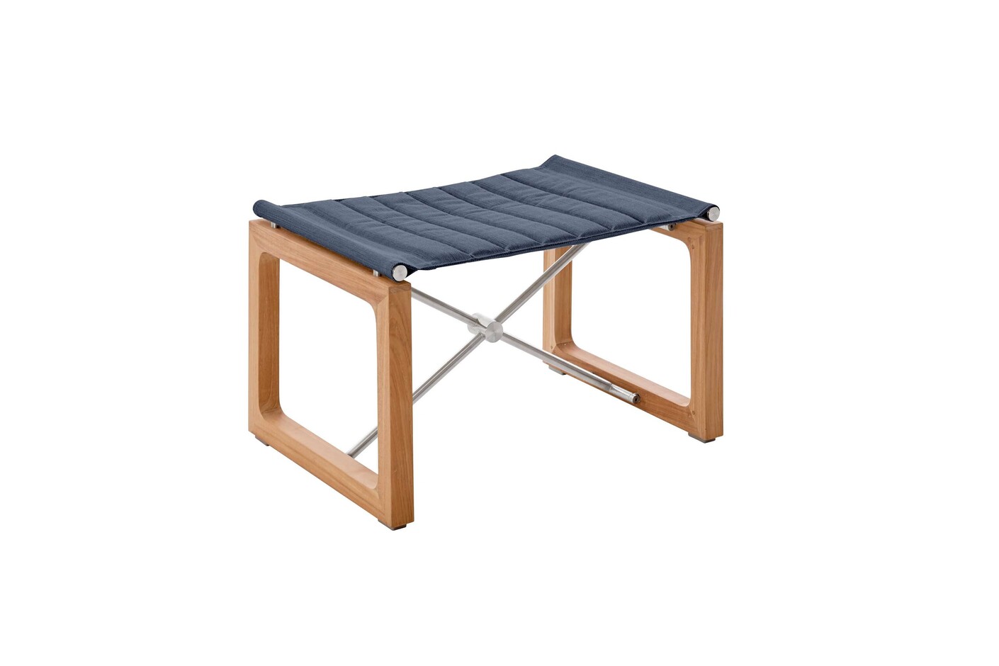 BENTON Lounge Hocker Rauchblau fest