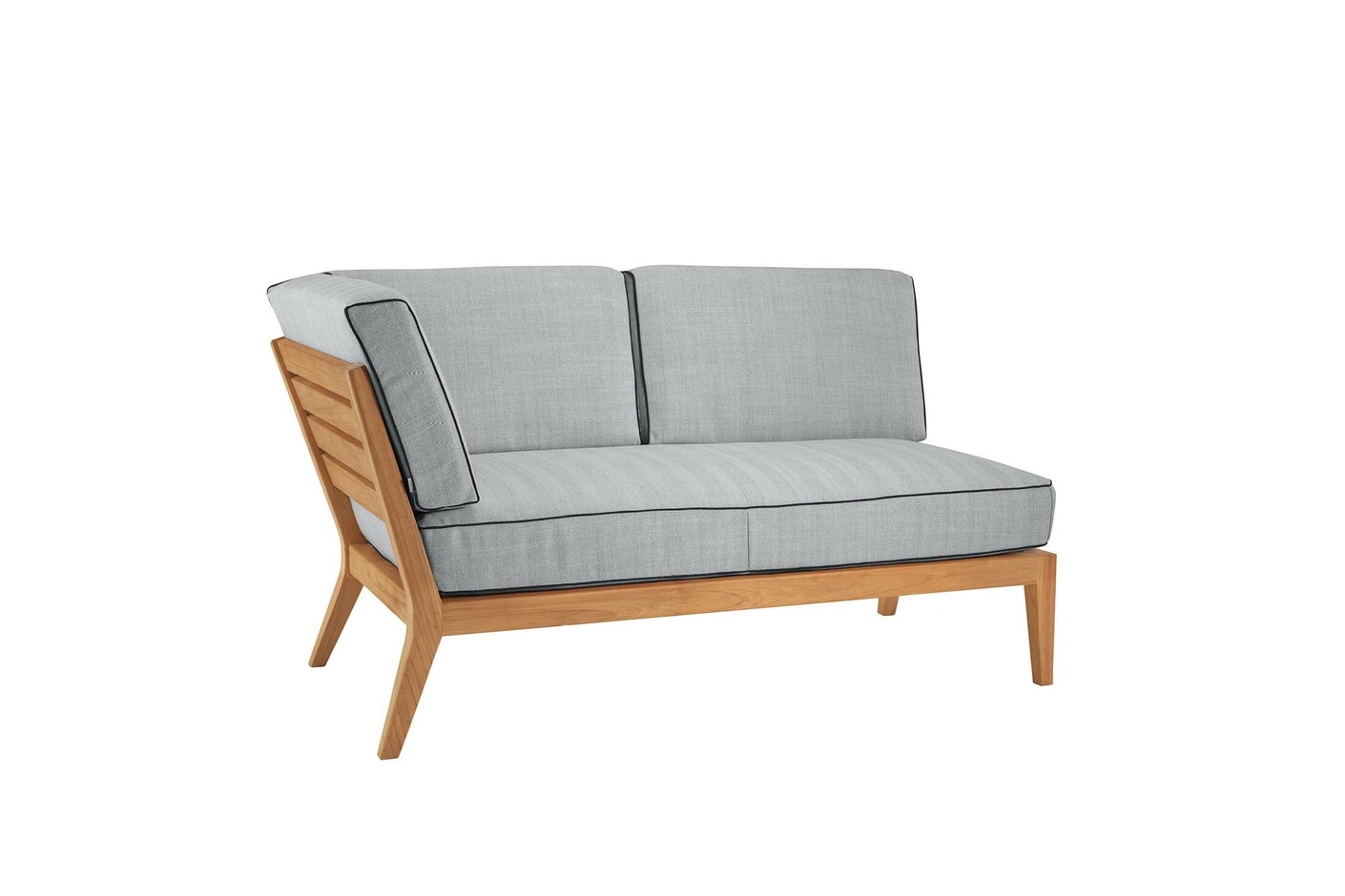 Valencia lounge chaise longue with armrest right