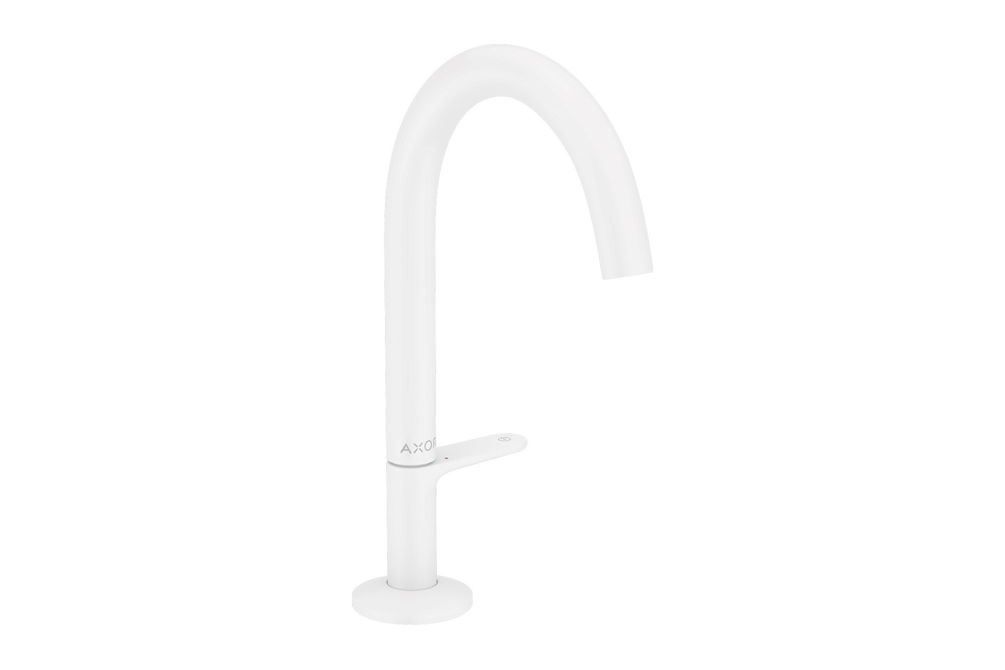 AXOR One Waschtischmischer Select 170 mit Push-Open Ablaufgarnitur | Mattweiß