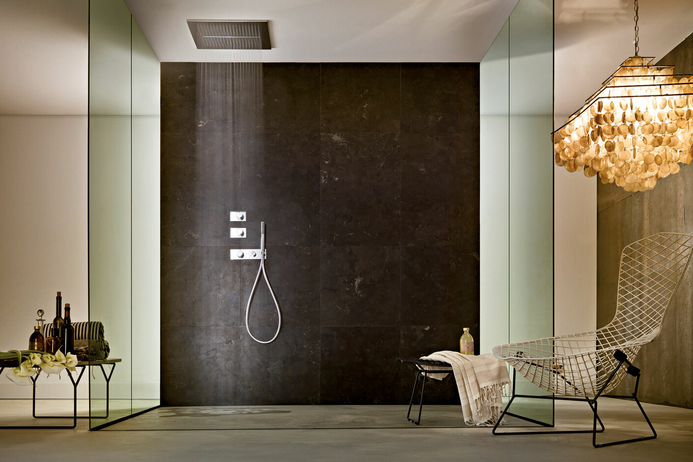 ACQUA ZONE 3/4'' UP-Thermostatbrausemischer, Multifunktionskopfbrause