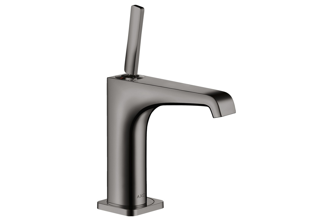 AXOR Citterio E Einhebel-Waschtischmischer 130 mit Pingriff und Ablaufgarnitur Polished Black Chrome
