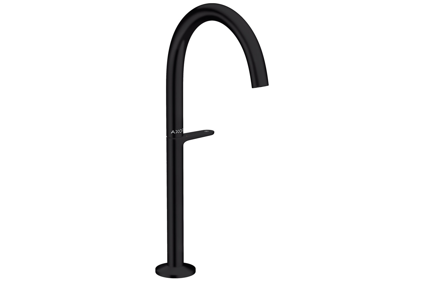 AXOR One Waschtischmischer Select 260 für Waschschüsseln mit Push-Open Ablaufgarnitur Mattschwarz