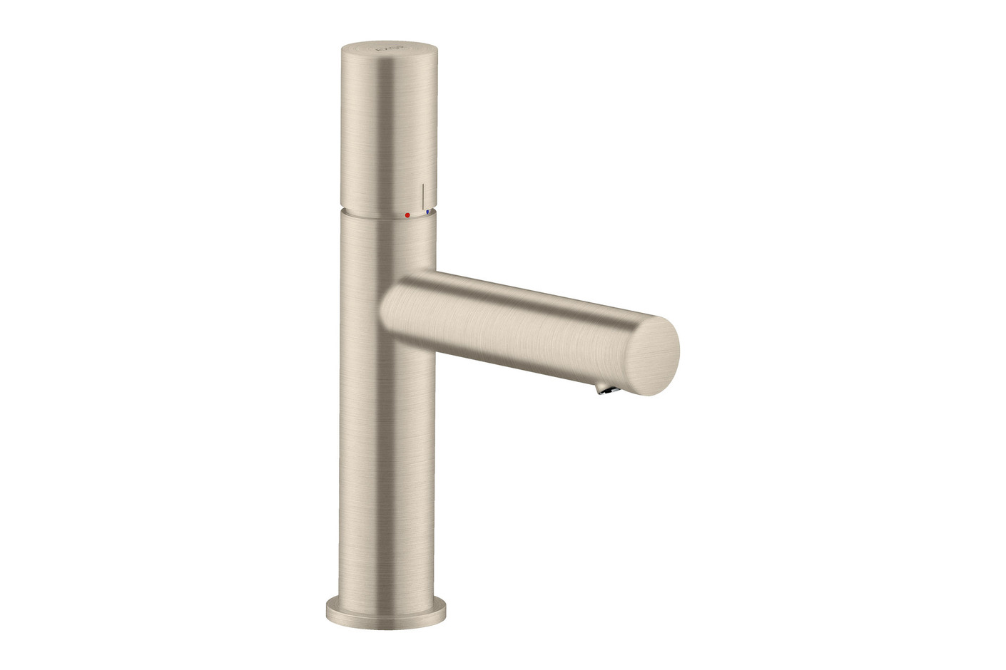 AXOR Uno Single lever basin mixer 110 with zero handle and waste set Brushed Nickel