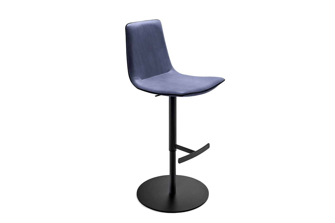 Amelie barstool high with central leg