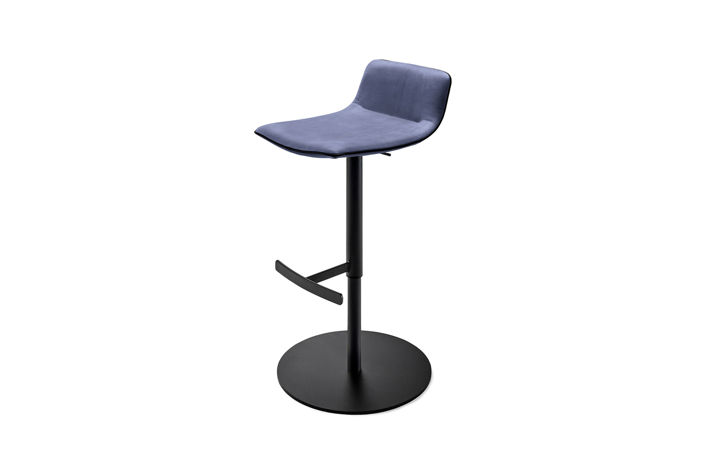 Amelie Barstool Low mit Tellerfuß