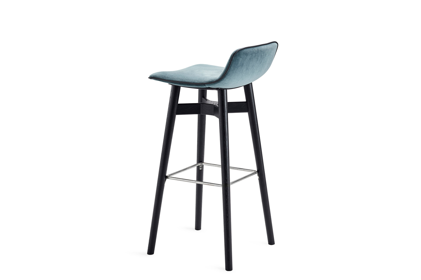 Amelie Barstool Low mit Holzgestell