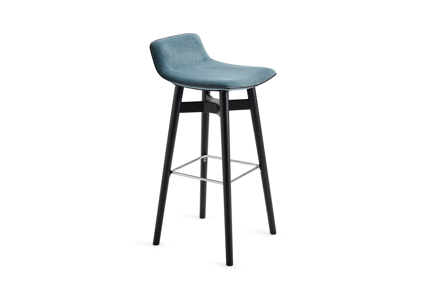 Amelie Barstool Low mit Holzgestell