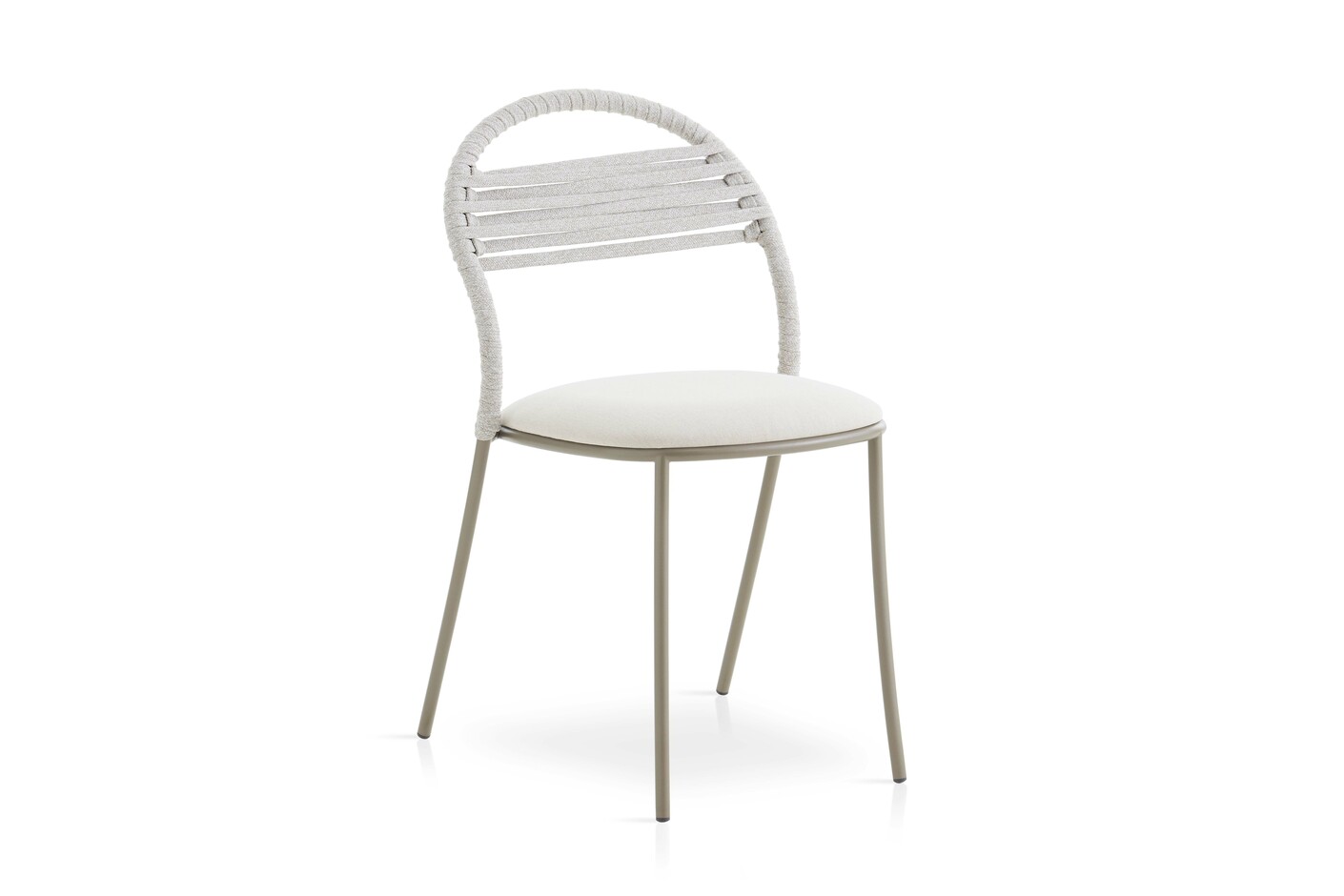 Petale hand-woven chair with stripe pattern C097 TC