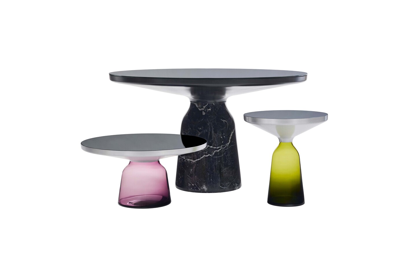 Bell tables aluminium