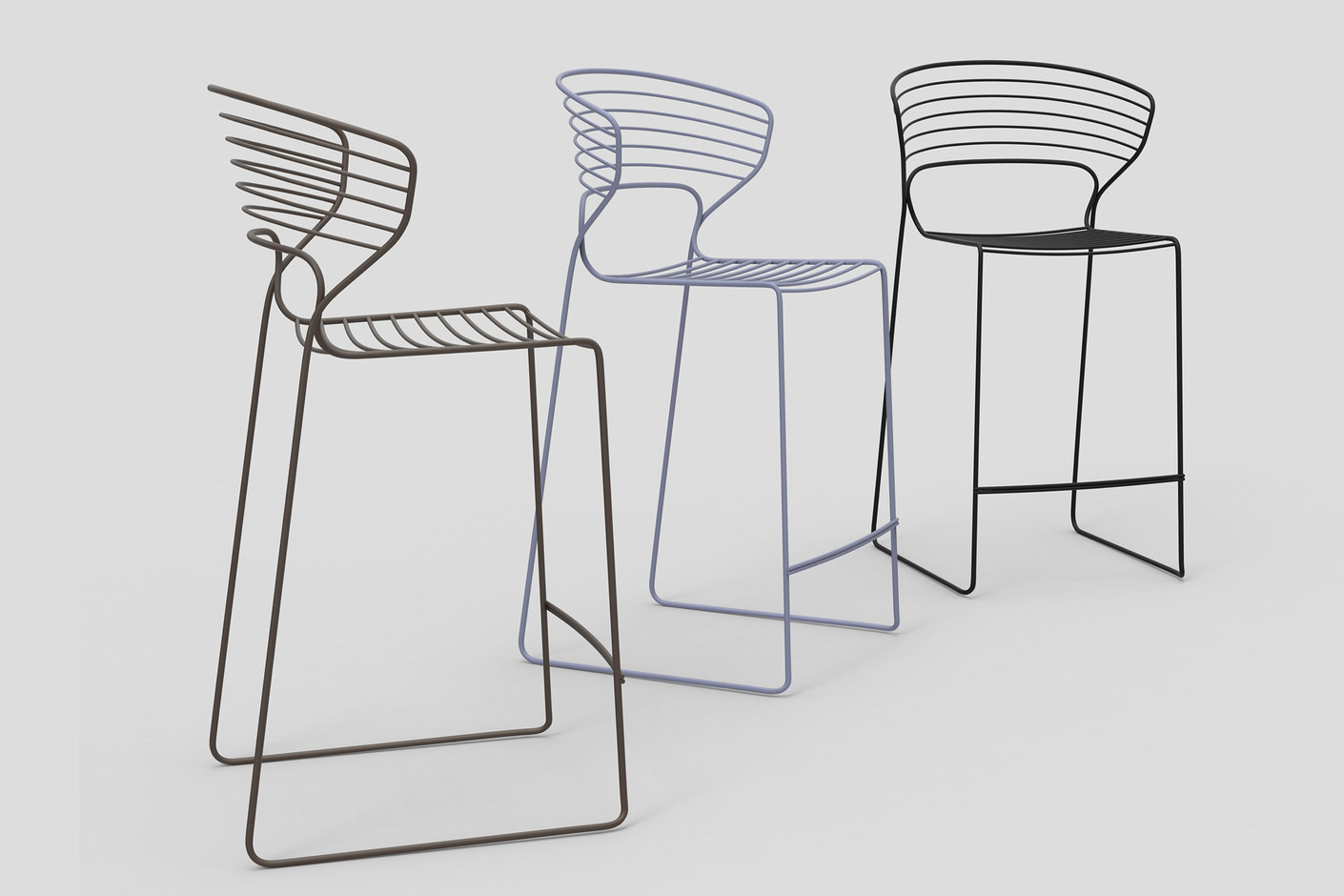 Koki Wire Barstuhl