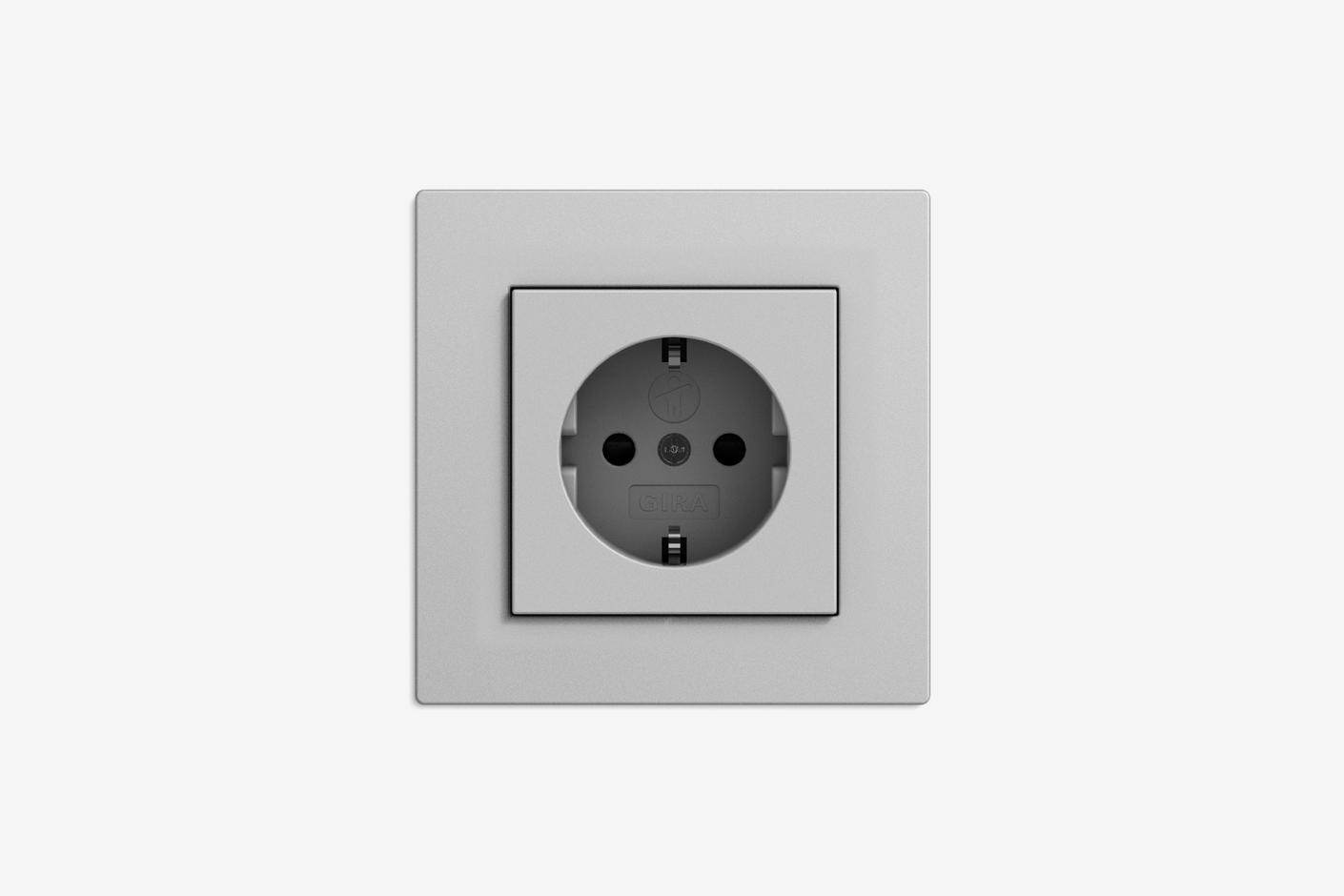 E2 grey matt flat installation