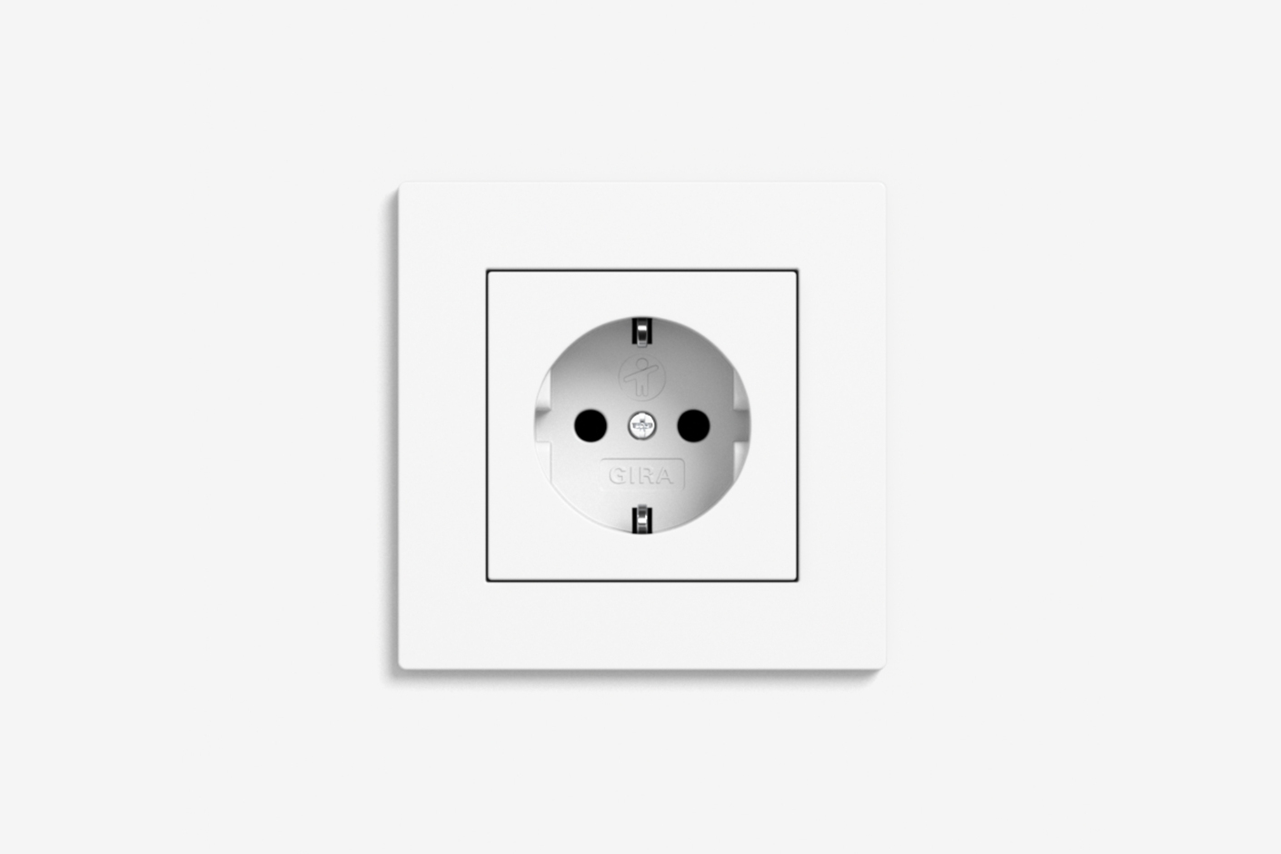 E2 pure white matt flat installation